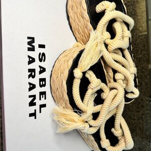 Isabel Marant Cream Rope Sandals